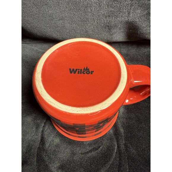 Wilcor Buffulo plaid ceramic campfire coffee mug - Picture 4 of 5